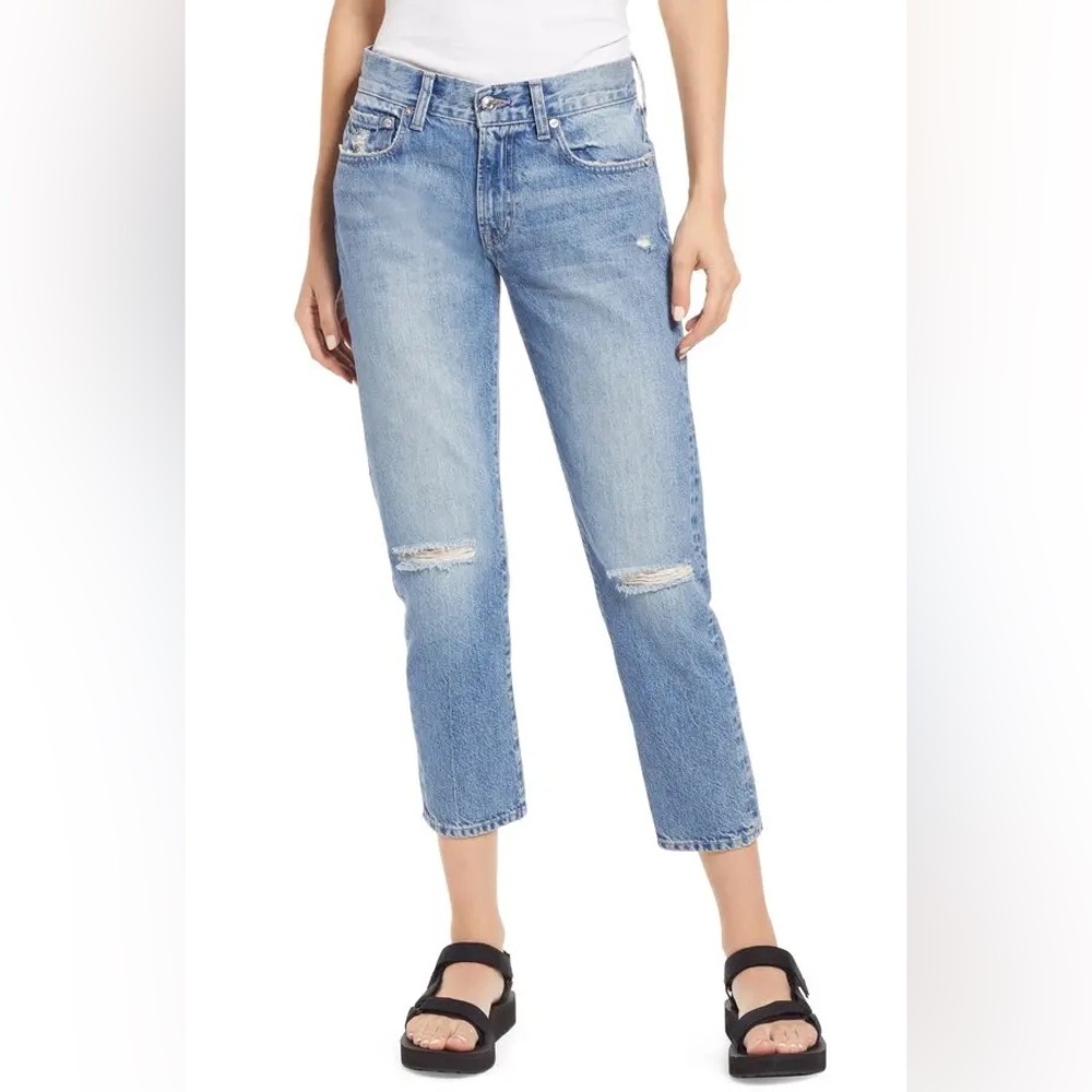 Edwin | Kai High Waist Ankle Straight Leg Jean
